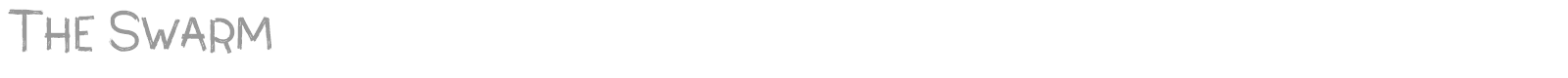 The Swarm font preview
